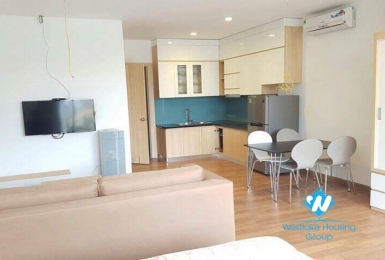 Bright and large studio for rent in Hoang Hoa Tham street.